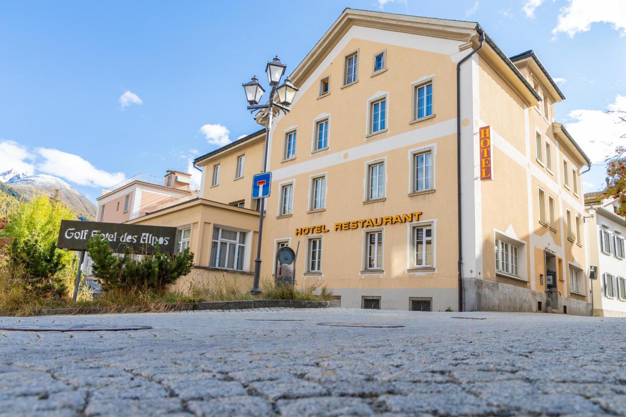 Golf Hotel Des Alpes Samedan Exterior foto