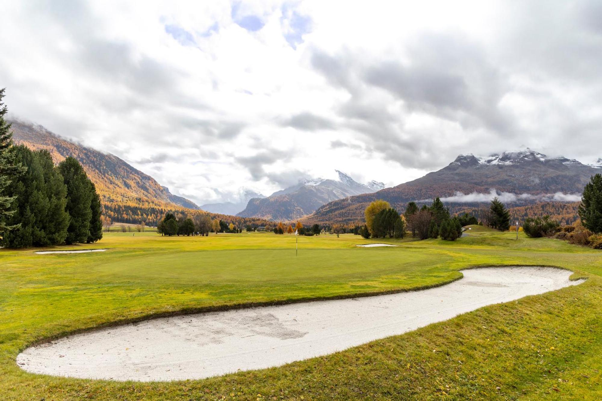 Golf Hotel Des Alpes Samedan Exterior foto